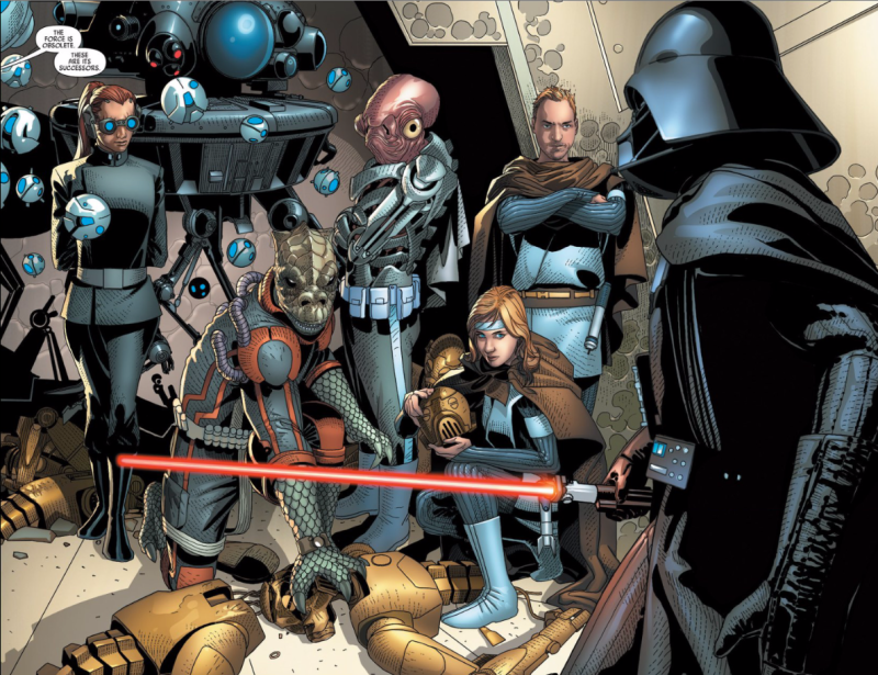 Illustration for article titled In Three Pages, This Week's Darth Vader Comic Shows Us the Ballsiest Thing Vader Has Ever Done